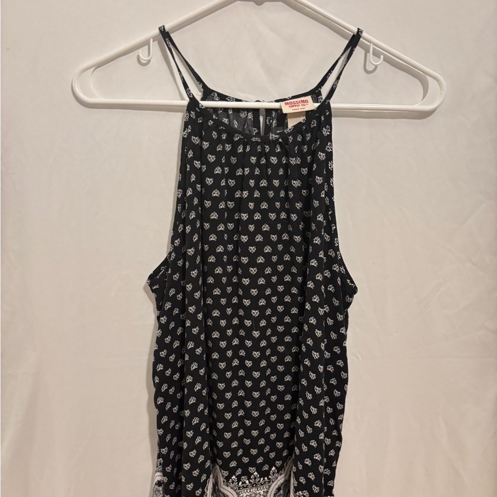 Mossimo Supply Co. Black and White Tank Top